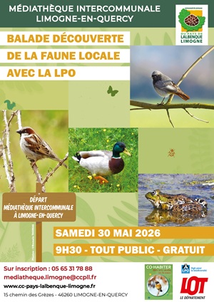 balade découverte de la faune locale avec la LPO